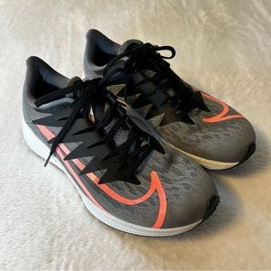 Nike Zoom Rival Fly Women's Sneakers 8.5 Gray Running Athletic Lace Up Shoes
